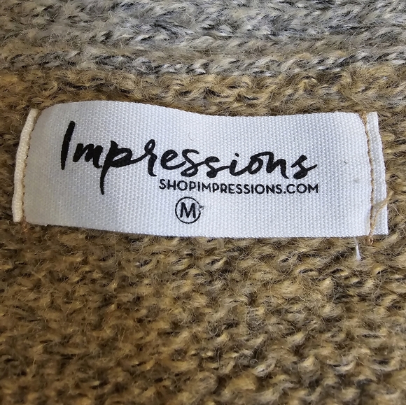 Impressions Sweater Cardigan EUC Women's Size Medium - Picture 3 of 8